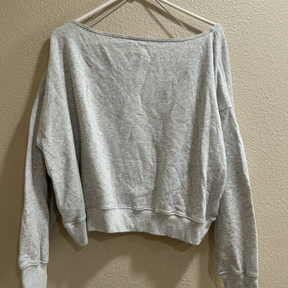 Off the Shoulder Sweatshirt - Picture 2 of 4